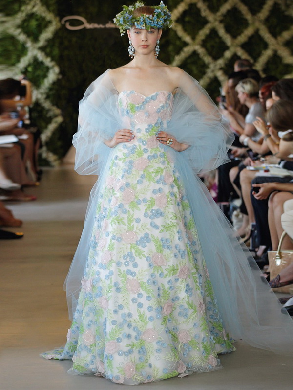 Colectia de rochii mireasa Oscar de la Renta primavara 2014