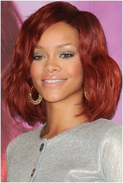 Rihanna par roscat cu bob