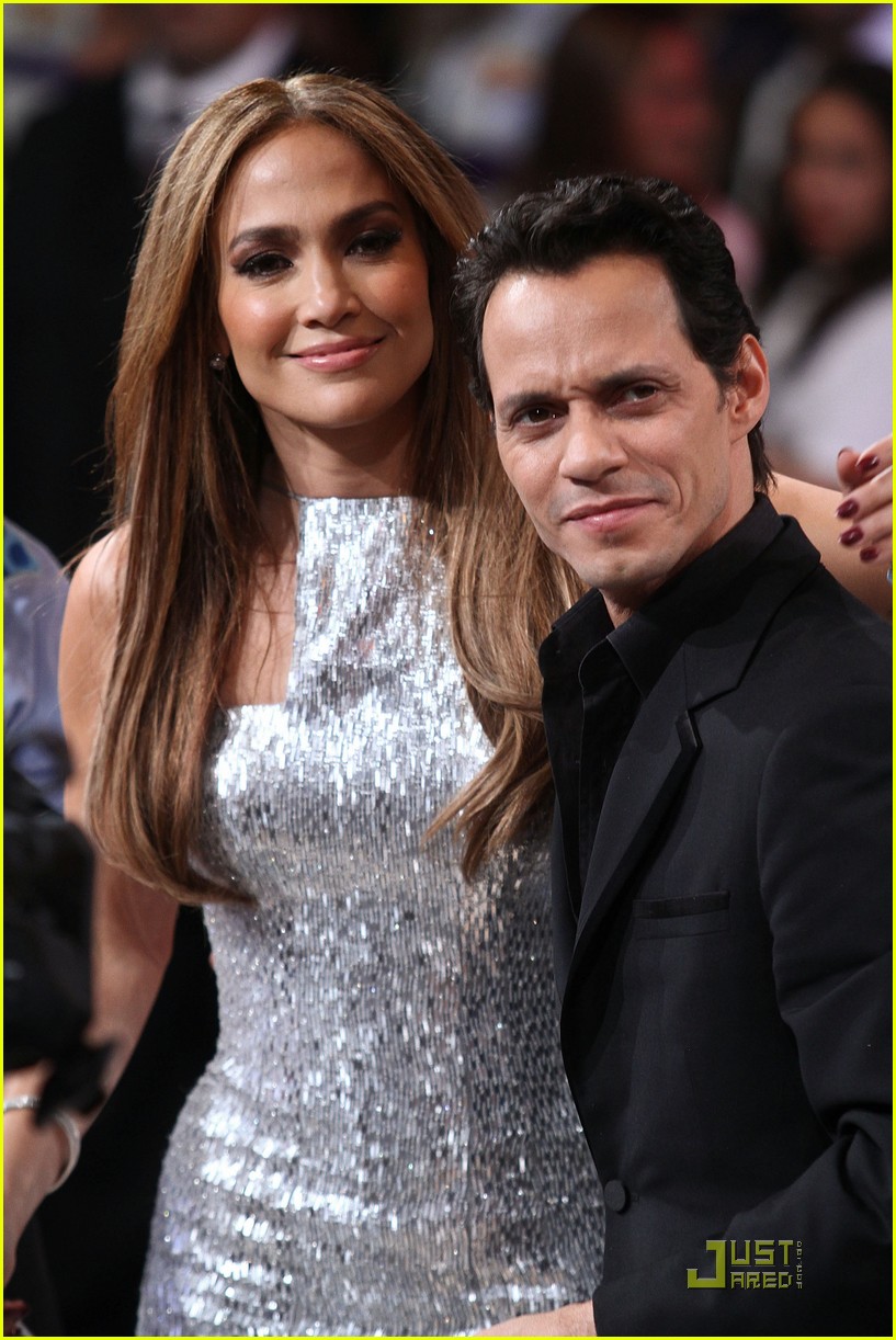 Singers Jennifer Lopez and her husband Marc Anthony make a donation during the Teleton 2010 tv broadcast at Televisa San Angel on December 3, 2010 in Mexico City, Mexico. Teleton 2010 Day 1 - TV Broadcast Televisa San Angel Mexico City, Mexico December 3, 2010 Photo by Victor Chavez/WireImage.com To license this image (62696562), contact WireImage.com