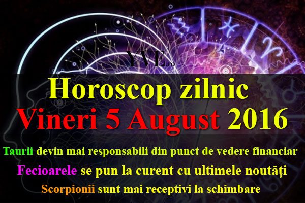 Horoscop zilnic Vineri 