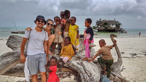 Poze din Zanzibar cu nepoții Lidiei Buble