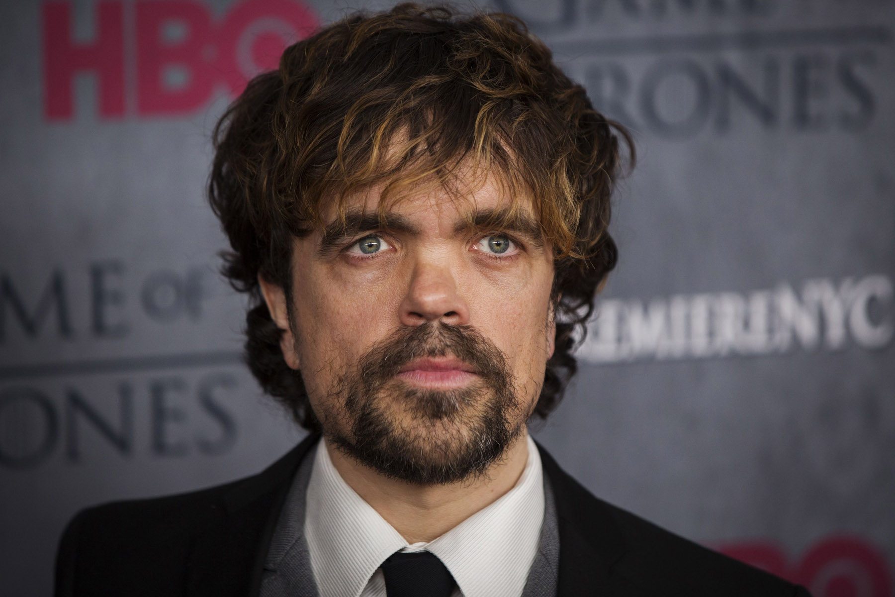 Cast member Peter Dinklage arrives for the premiere of the HBO series "Game of Thrones" in New York March 18, 2014. REUTERS/Lucas Jackson (UNITED STATES - Tags: ENTERTAINMENT)
