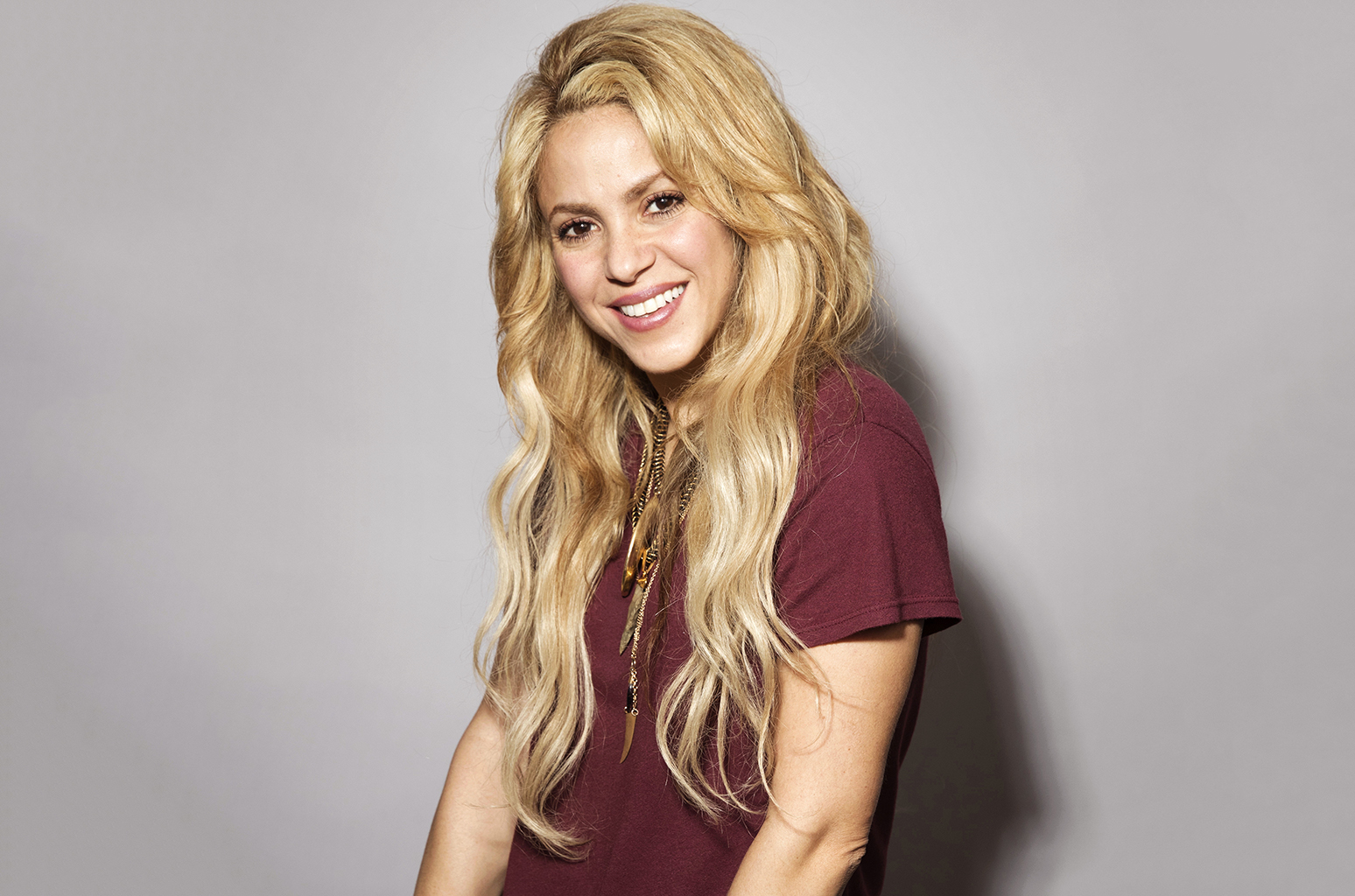 In this May 16, 2017 photo, Colombian performer Shakira poses for a portrait in New York to promote her 11th album “El Dorado”. (Photo by Victoria WIll/Invision/AP)