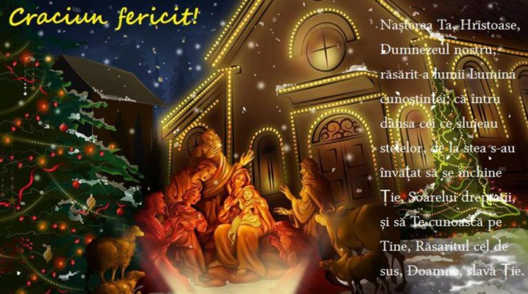 Mesaje de Crăciun creștine pentru Nașterea Domnului