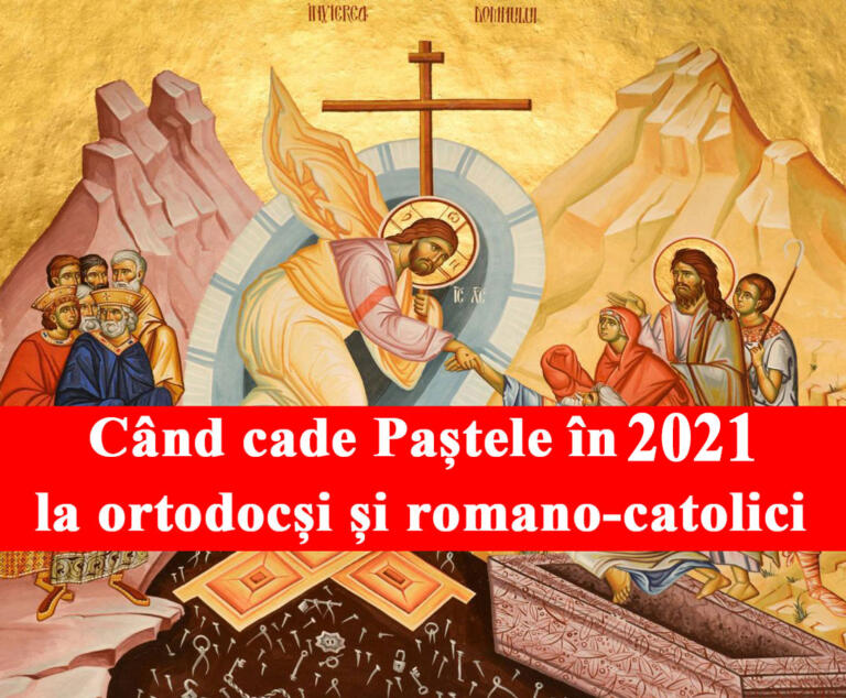 Cand cade Pastele in 2021 la ortodocsi si romano-catolici
