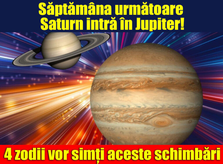 Saptamana urmatoare Saturn intra in Jupiter