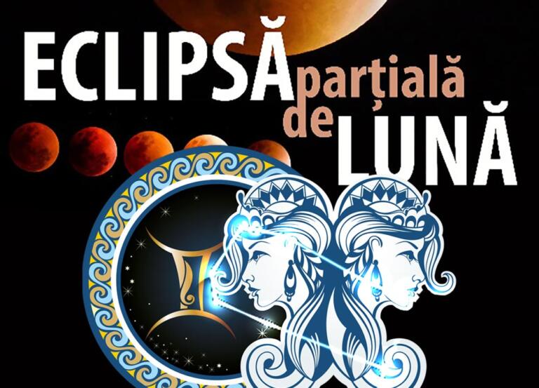 Eclipsa partiala de Luna in Gemeni. O usa se inchide, o alta se deschide