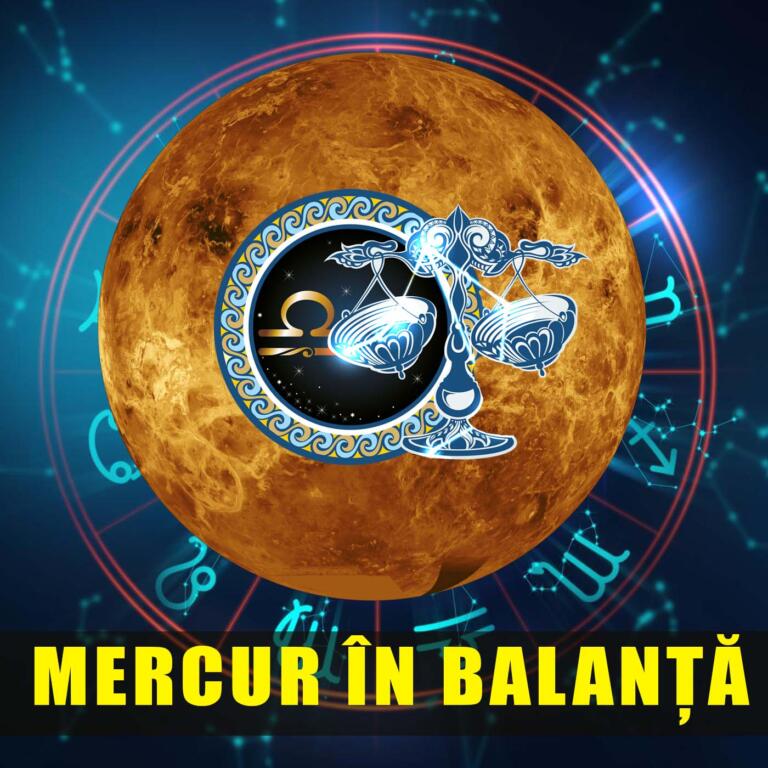26 august este ziua in care mercur intra in Balanta. Zodiile care vor simti acest fenomen
