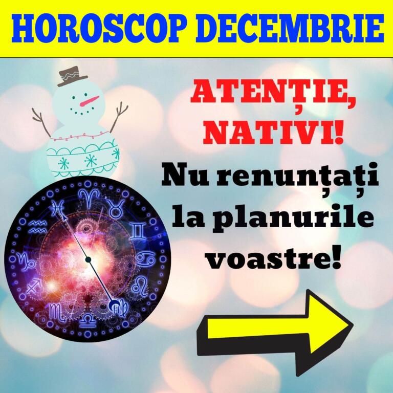 Horoscop decembrie 2023 pentru toate zodiile