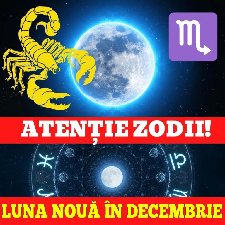 4 zodii influentate de Luna Noua in Decembrie