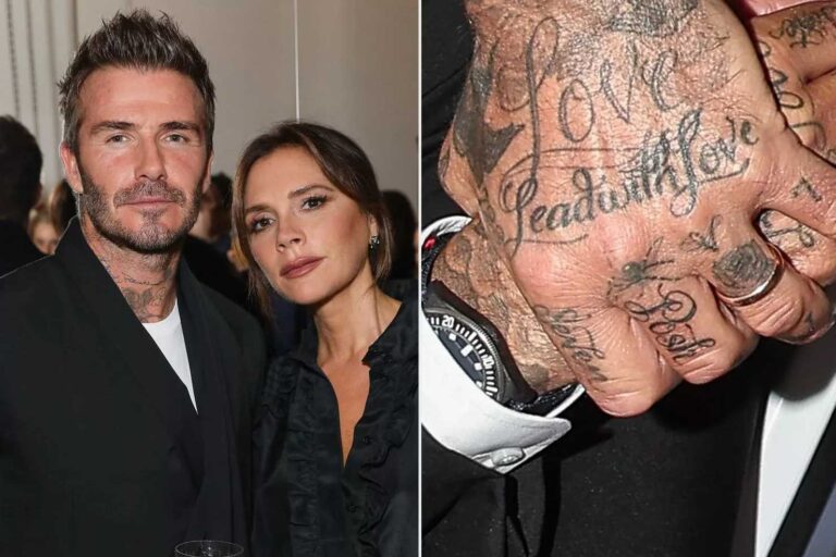 Descoperă Mesajul Ascuns din Noul Tatuaj al lui David Beckham și Legătura sa Surprinzătoare cu Spice Girls